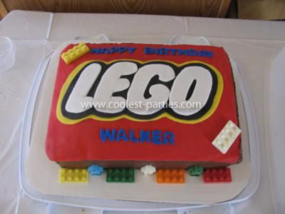 Lego Birthday Cake on Coolest 8th Birthday Lego Theme Party