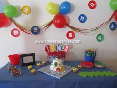 Birthday Party Ideas  Year  Girls on Coolest M M Candy 2nd Birthday Party