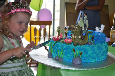 Frog Birthday Party on Images Of Coolest Princess And The Frog 3rd Birthday Party Wallpaper