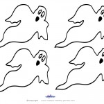 Small Printable Ghosts