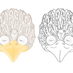 Printable Bird Mask