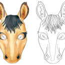 Printable Horse Mask