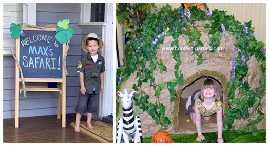 Safari Jungle Theme Birthday Children Party Decorations Animal Balloons  Kids DIY