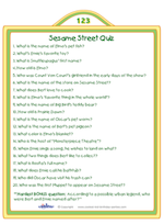 Sesame Street Quiz