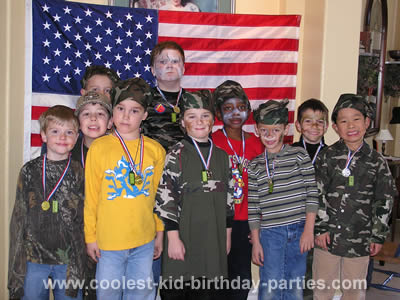 Coolest Army Birthday Party Ideas and Photos for Kids