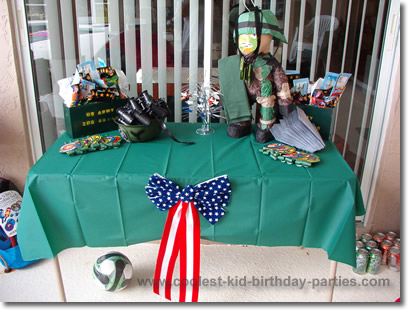 Christine's Army Theme Party Tale