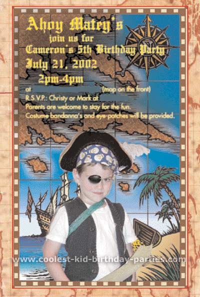 Christy's Pirate Childrens Birthday Party Ideas 