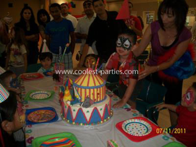 Coolest Carnival Party for a Child's 3rd Birthday