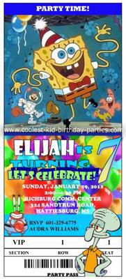 Spongebob Birthday Party Ideas