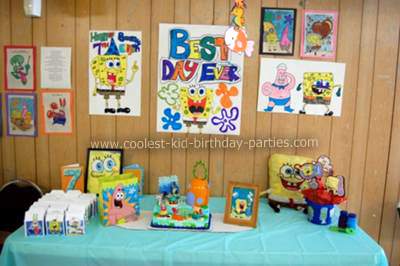 Spongebob Birthday Party Ideas