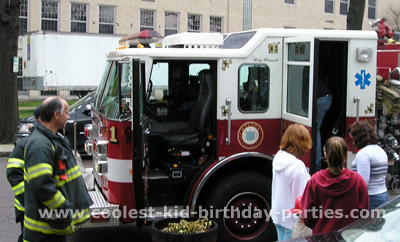 Teresa's Fire Fighter Birthday Party Tale