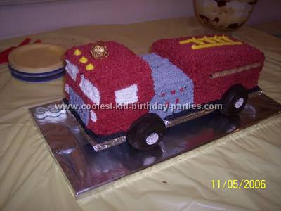 Fire Truck Birthday Party