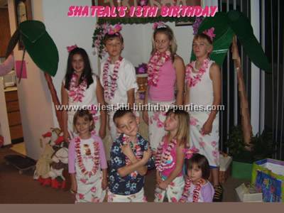 Hawaiian Theme Party