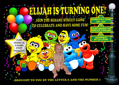 Sesame Street Birthday Party