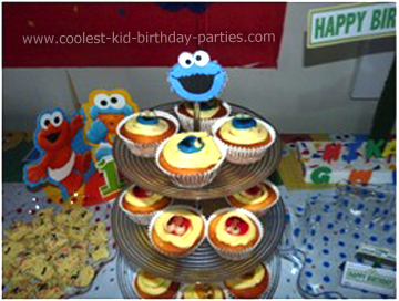 Nikash Sesame Street Party Cupcakes