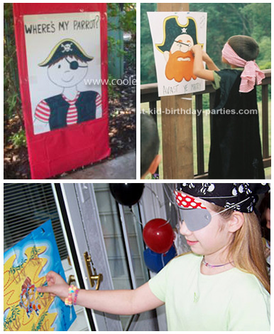 Pin the Parrot on the Pirate Games